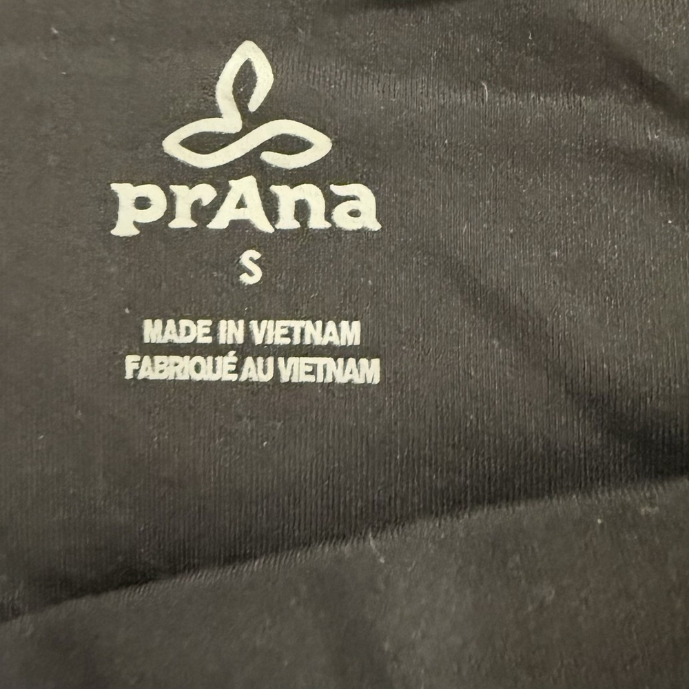 Prana Summit Jogger Pants Womens Small Black Gray Heathered 1963671 Hiking Yoga - Picture 5 of 7